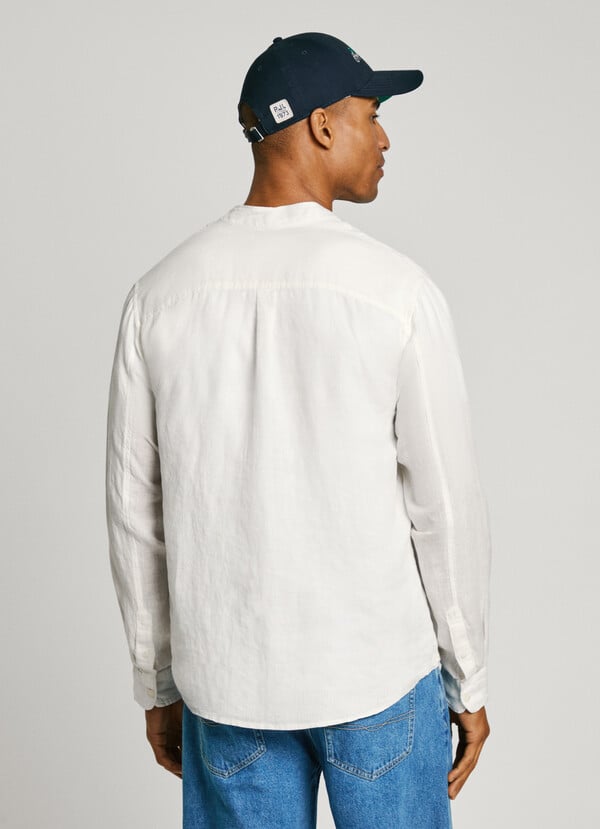 Pepe Jeans camisa cuello mao fit regular COMPRAR AHORA
