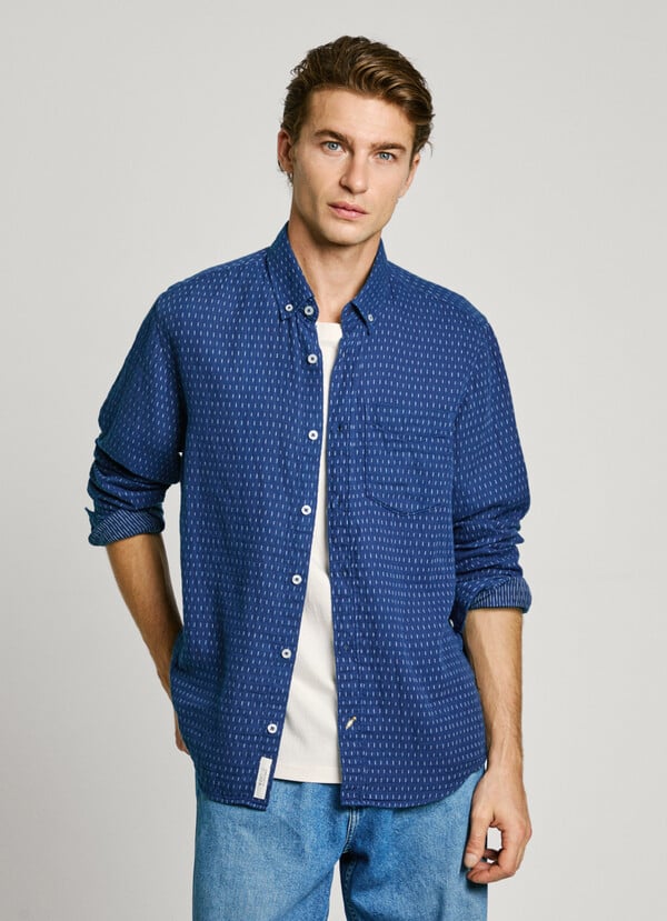 Pepe Jeans camisa estampada fit regular Promoción por tiempo limitado