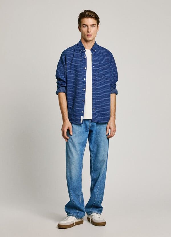 Pepe Jeans camisa estampada fit regular Promoción por tiempo limitado