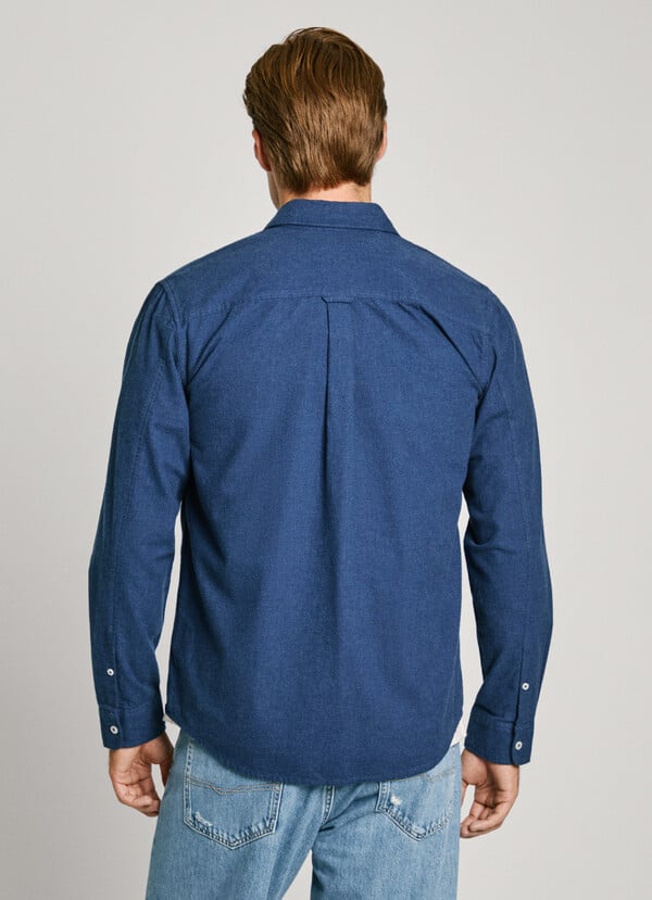 Pepe Jeans camisa bolsillo frontal fit regular Liquidación