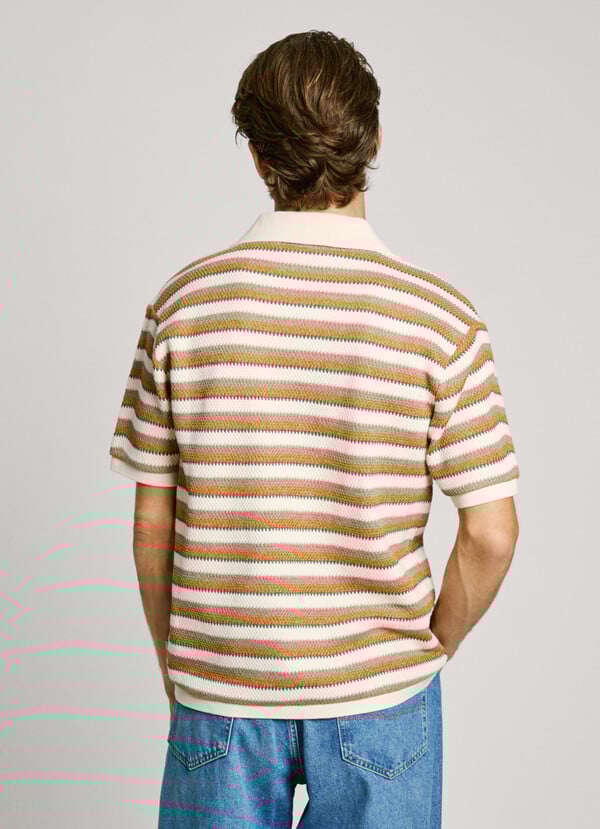 Pepe Jeans polo crochet de rayas Limitado a 3 días