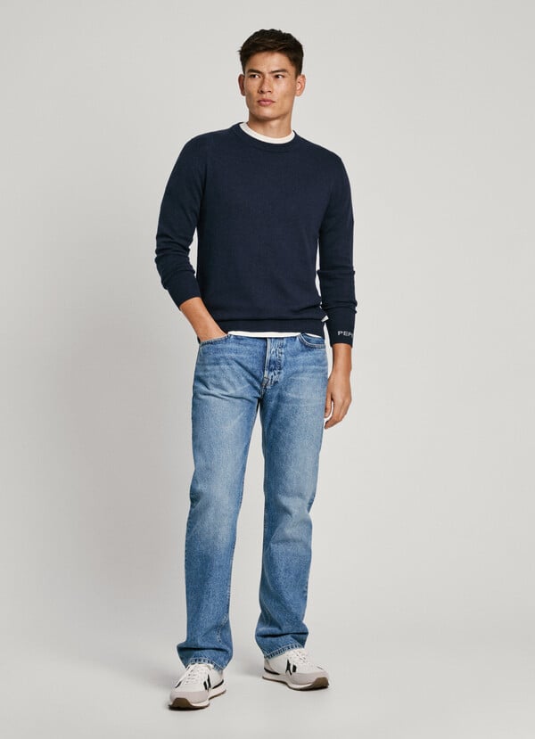 Pepe Jeans jersey cuello redondo fit regular Ahorra y exporta
