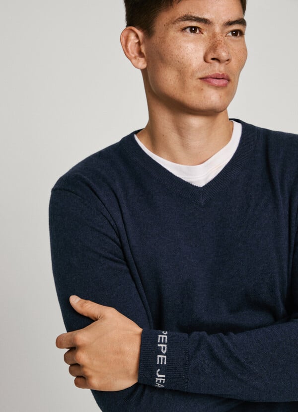 Pepe Jeans jersey cuello pico fit regular Precios de Black Friday