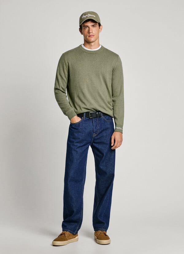 Pepe Jeans jersey cuello redondo fit regular Última moda