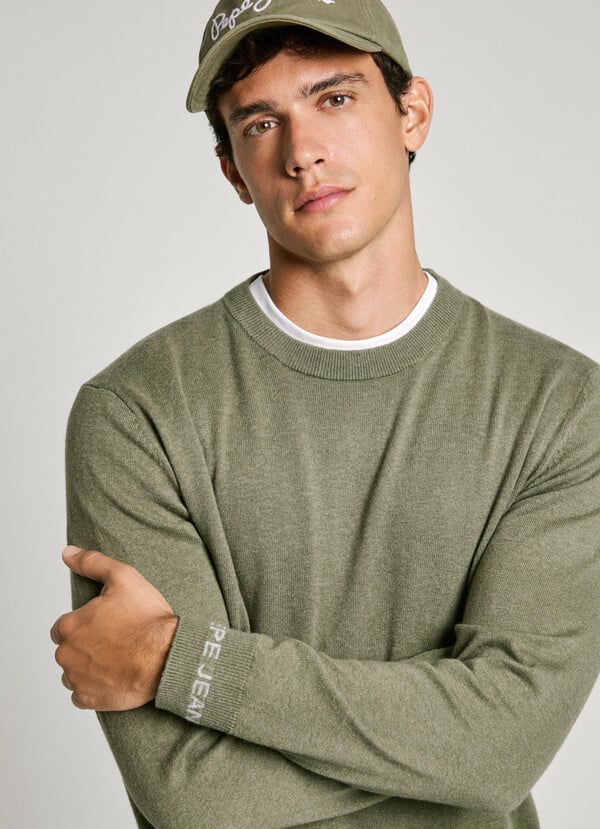 Pepe Jeans jersey cuello redondo fit regular Última moda