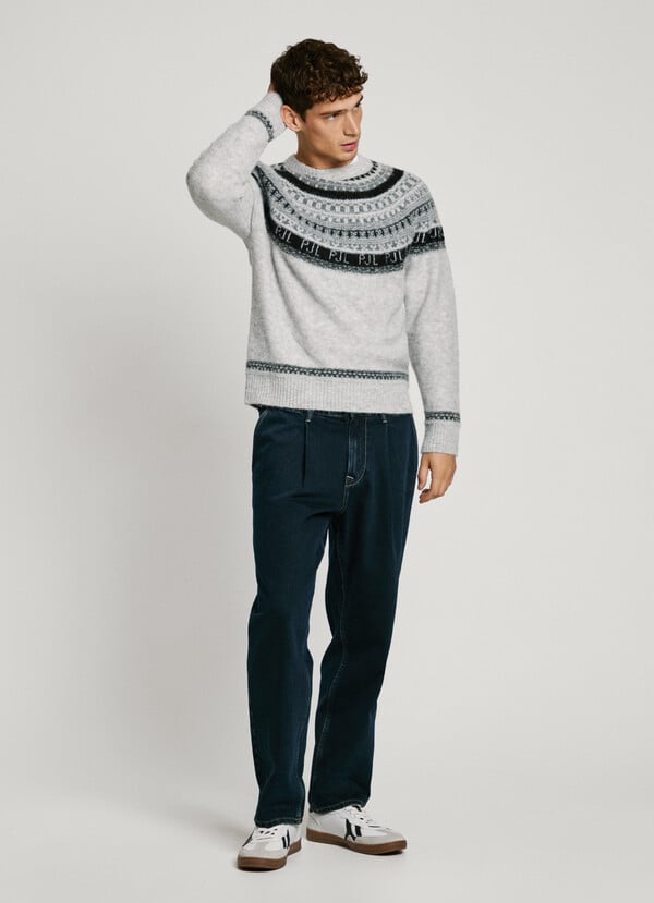 Pepe Jeans jersey punto fairisle Ofertas especiales