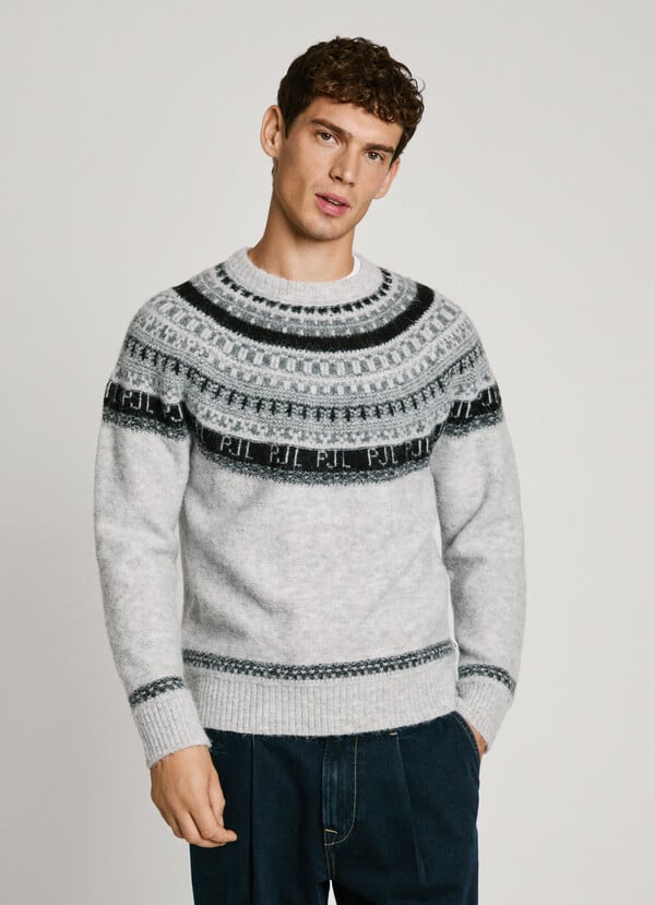 Pepe Jeans jersey punto fairisle Ofertas especiales