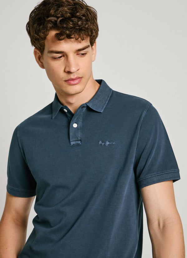 Pepe Jeans polo piqué fit slim En línea