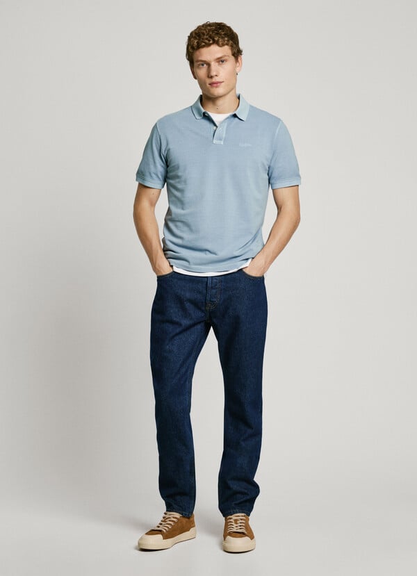 Pepe Jeans polo piqué fit slim Venta caliente