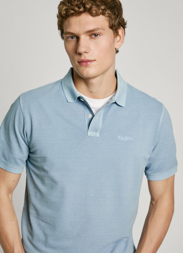 Pepe Jeans polo piqué fit slim Venta caliente