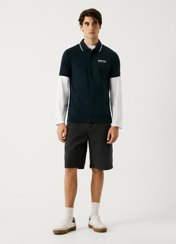 Pepe Jeans polo piqué logo estampado En oferta