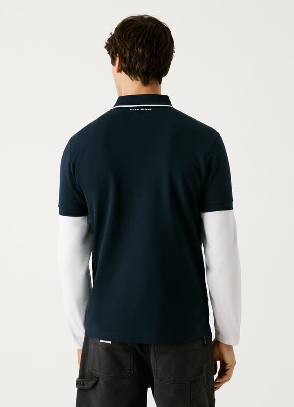 Pepe Jeans polo piqué logo estampado En oferta