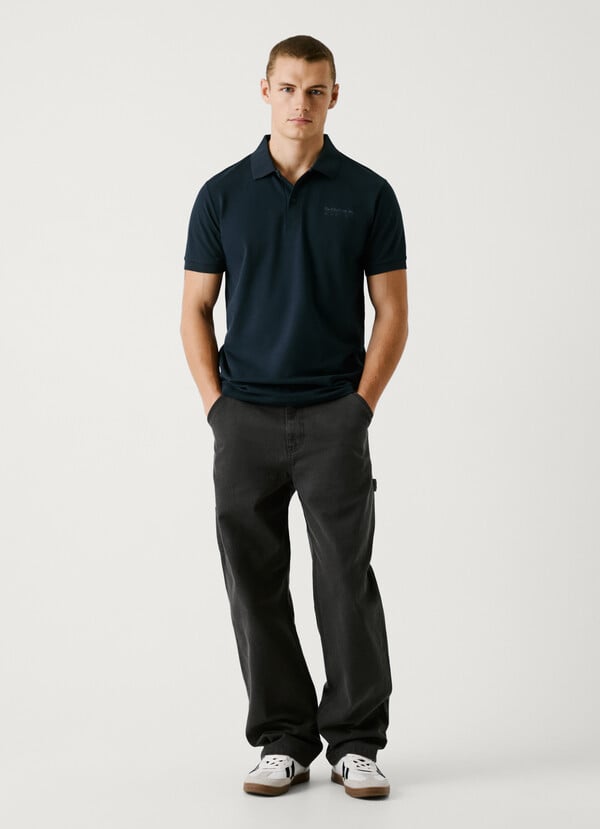 Pepe Jeans polo piqué espalda estampada Descuento