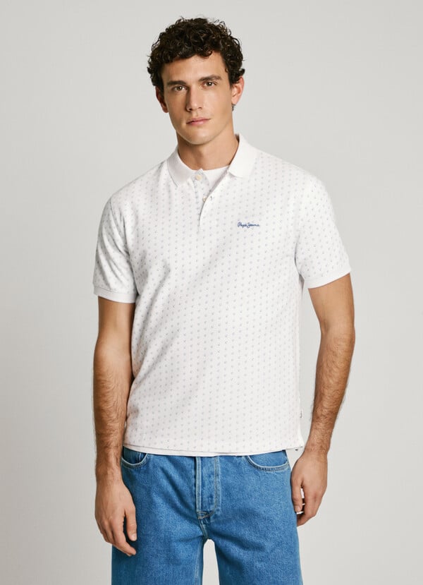 Pepe Jeans polo piqué estampado fit slim Rebajas online