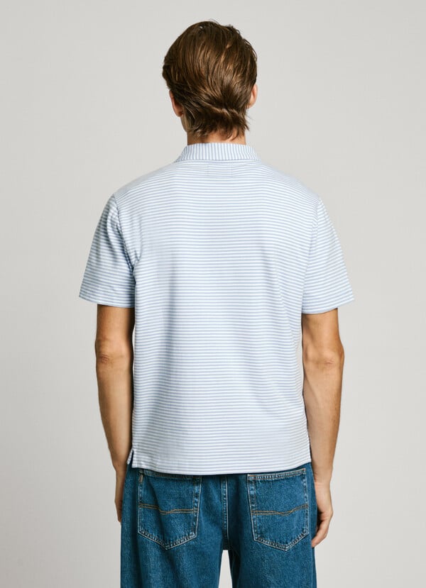 Pepe Jeans polo tejido elástico de rayas Oferta especial de fábrica