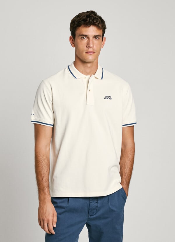 Pepe Jeans polo piqué fit regular Liquidación