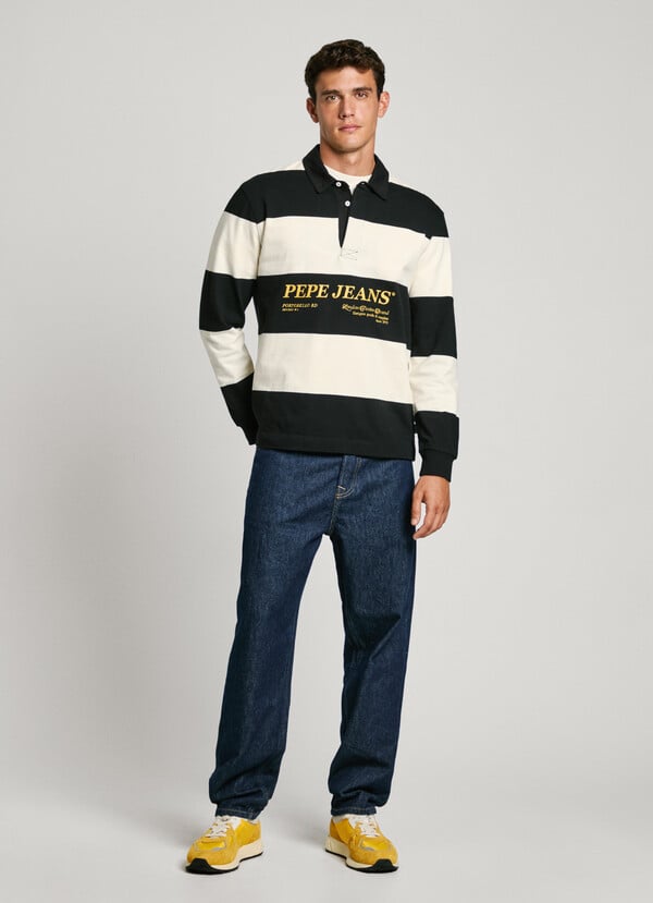 Pepe Jeans polo manga larga rayas fit relaxed Tienda de fábrica