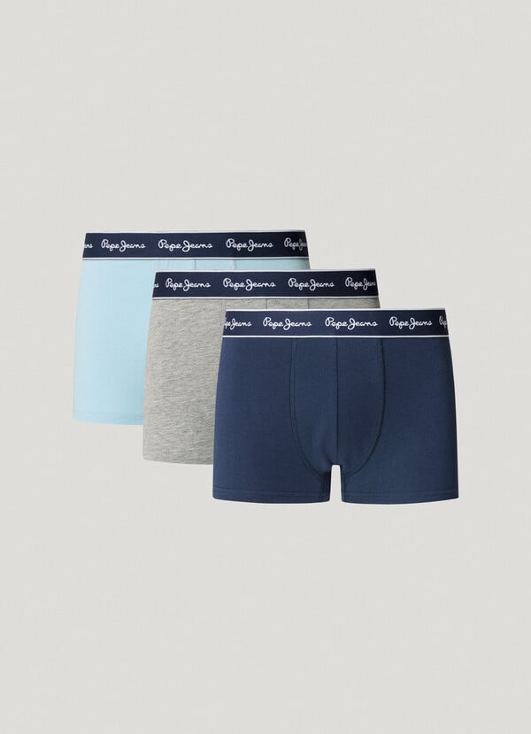 Pepe Jeans 3pack bóxers algodón elástico Libre de impuestos