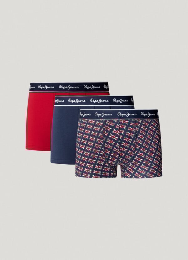 Pepe Jeans 3pack bóxers algodón elástico Última moda