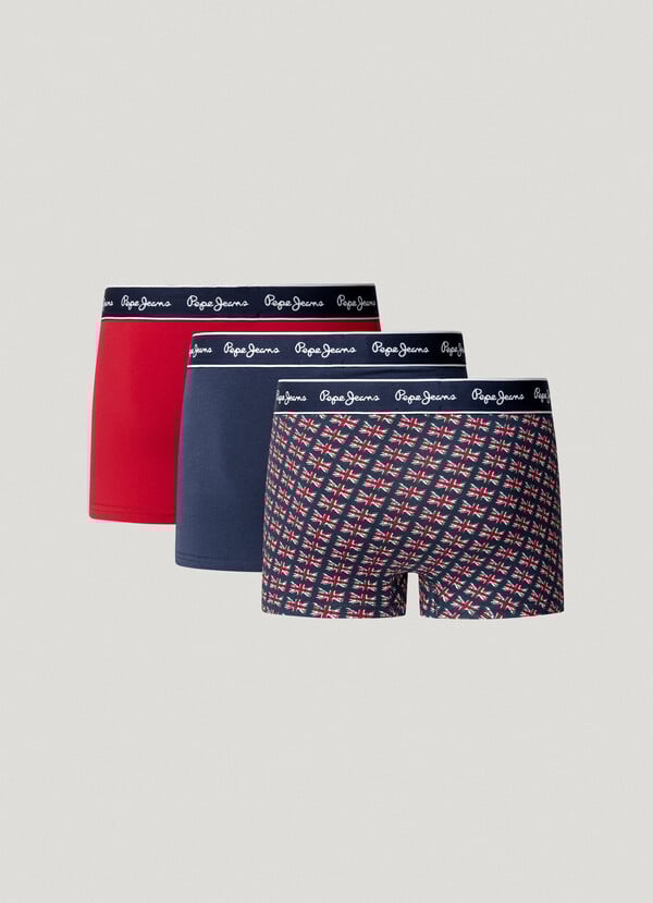 Pepe Jeans 3pack bóxers algodón elástico Última moda