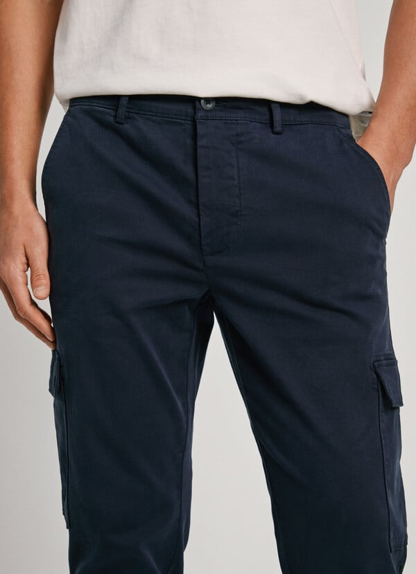 Pepe Jeans pantalón cargo fit slim Grandes ahorros