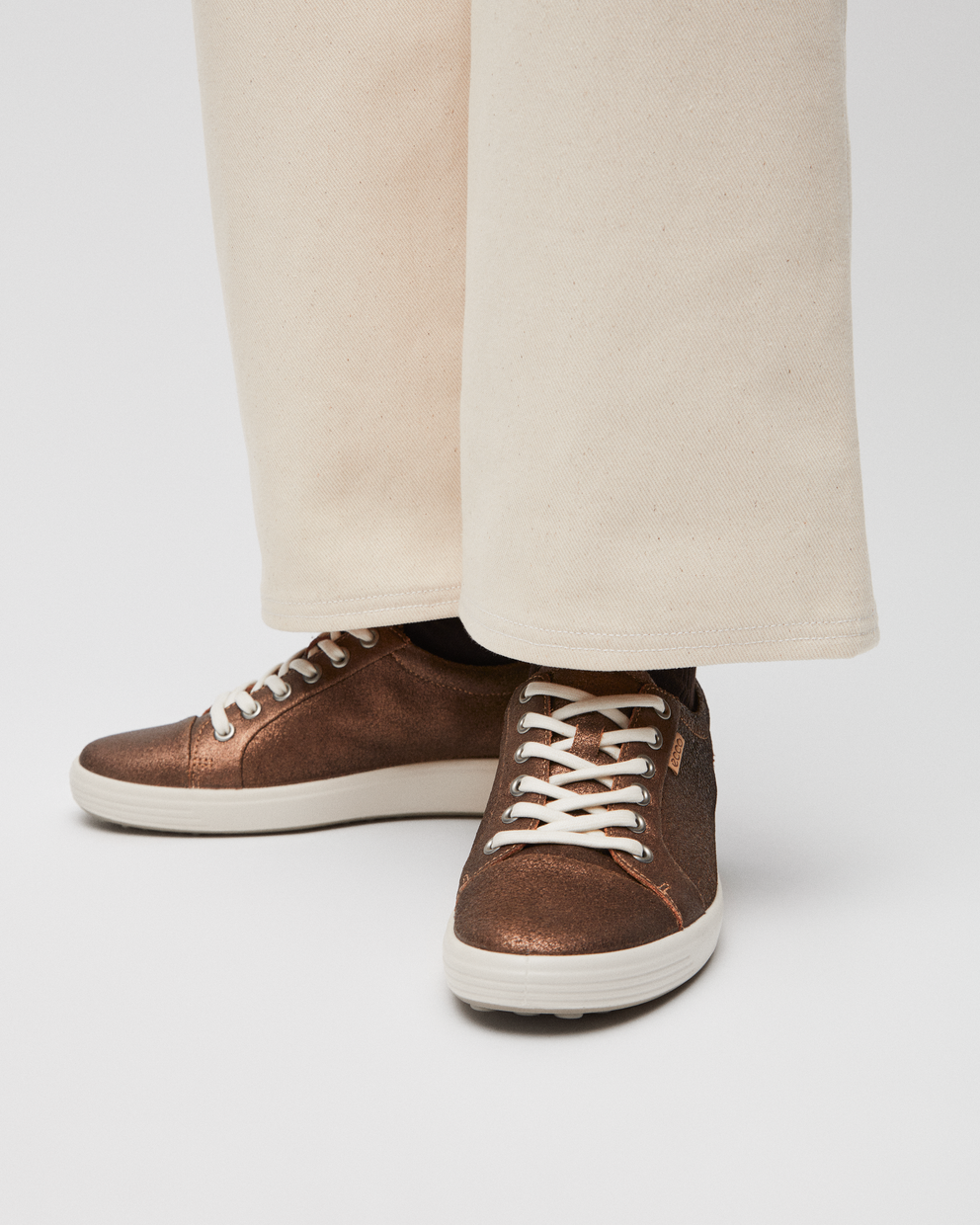 Ecco Zapatillas de nobuk ECCO® Soft 7 para mujer Descuento