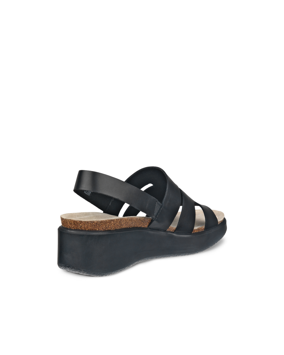 Ecco Sandalias de piel con cuña de corcho ECCO® Flowt Wedge Cork para mujer 2025