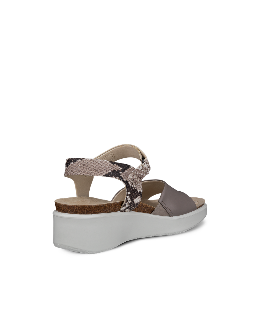 Ecco Sandalias de piel con cuña de corcho ECCO® Flowt Wedge Cork para mujer En línea