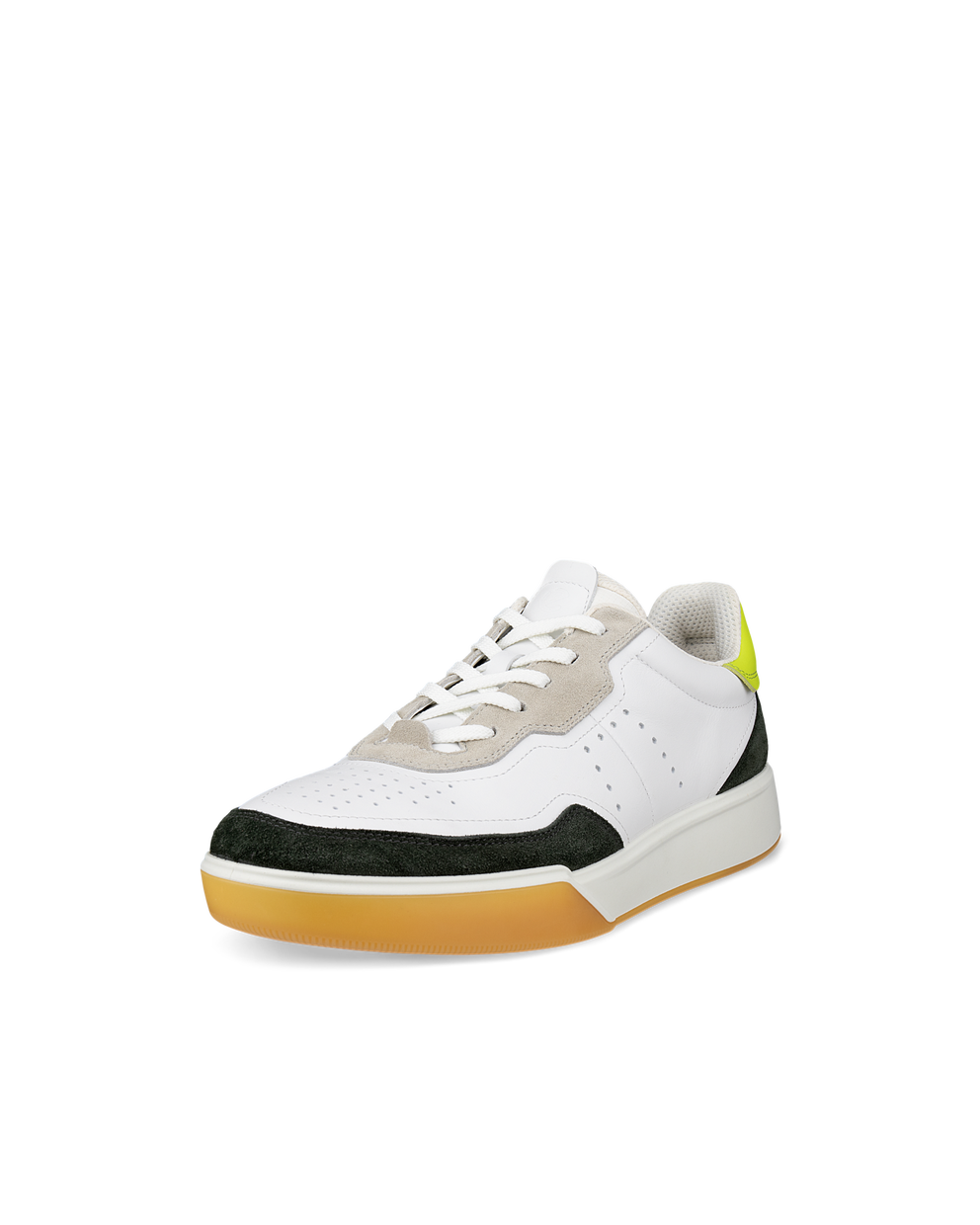 Ecco Zapatillas de piel ECCO® Street Court para hombre Precio de fábrica